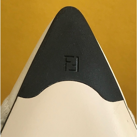 New Authentic FENDI Colibri Lite Mixed Media Pump - Picture 10 of 15